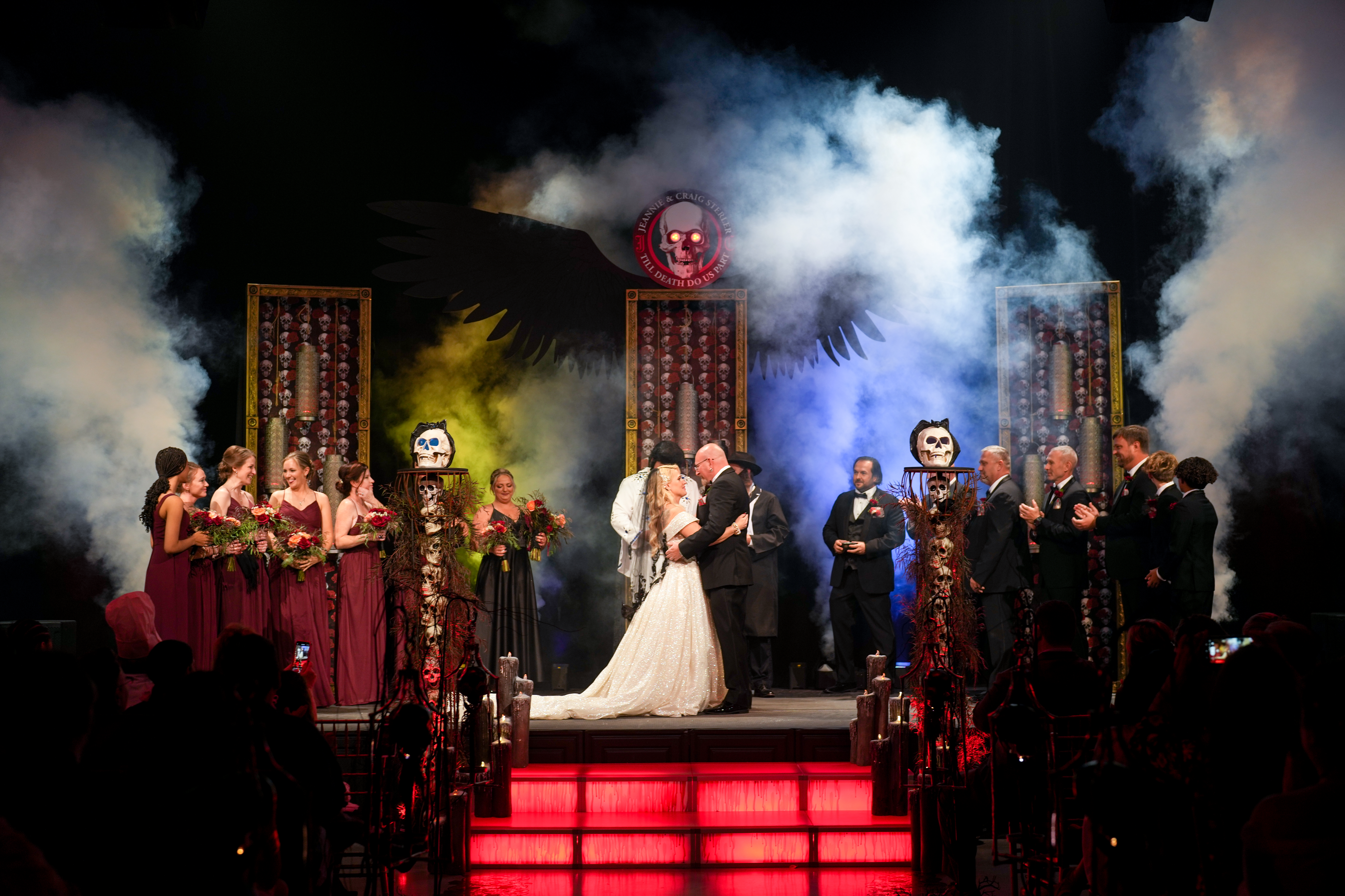 Halloween Costume Wedding at The Crane Bay Events Center (Downtown Indianapolis)